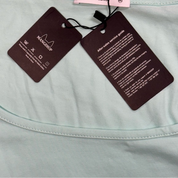 Mangdiup size XXL light blue t-shirt. NWT, in perfect condition comfy shirt! - Picture 8 of 10